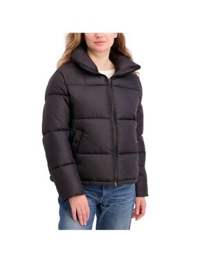 Hudson Women’s Puffer Jacket Black Medium NWT